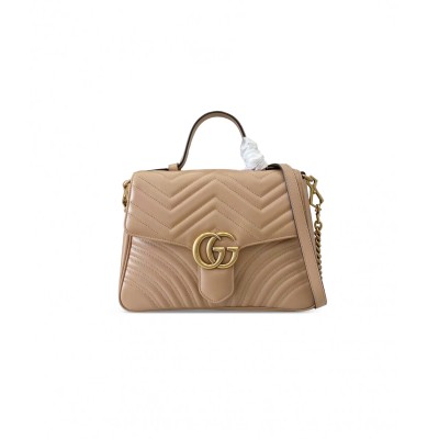 GUCCI GG MARMONT MEDIUM TOP HANDLE BAG ‎‎‎498110 (27*19*10.5cm)